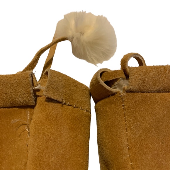 Inuit Kamiks. Size 7. Beads, pompoms, handmade, suede, rabbit - Picture 9 of 9